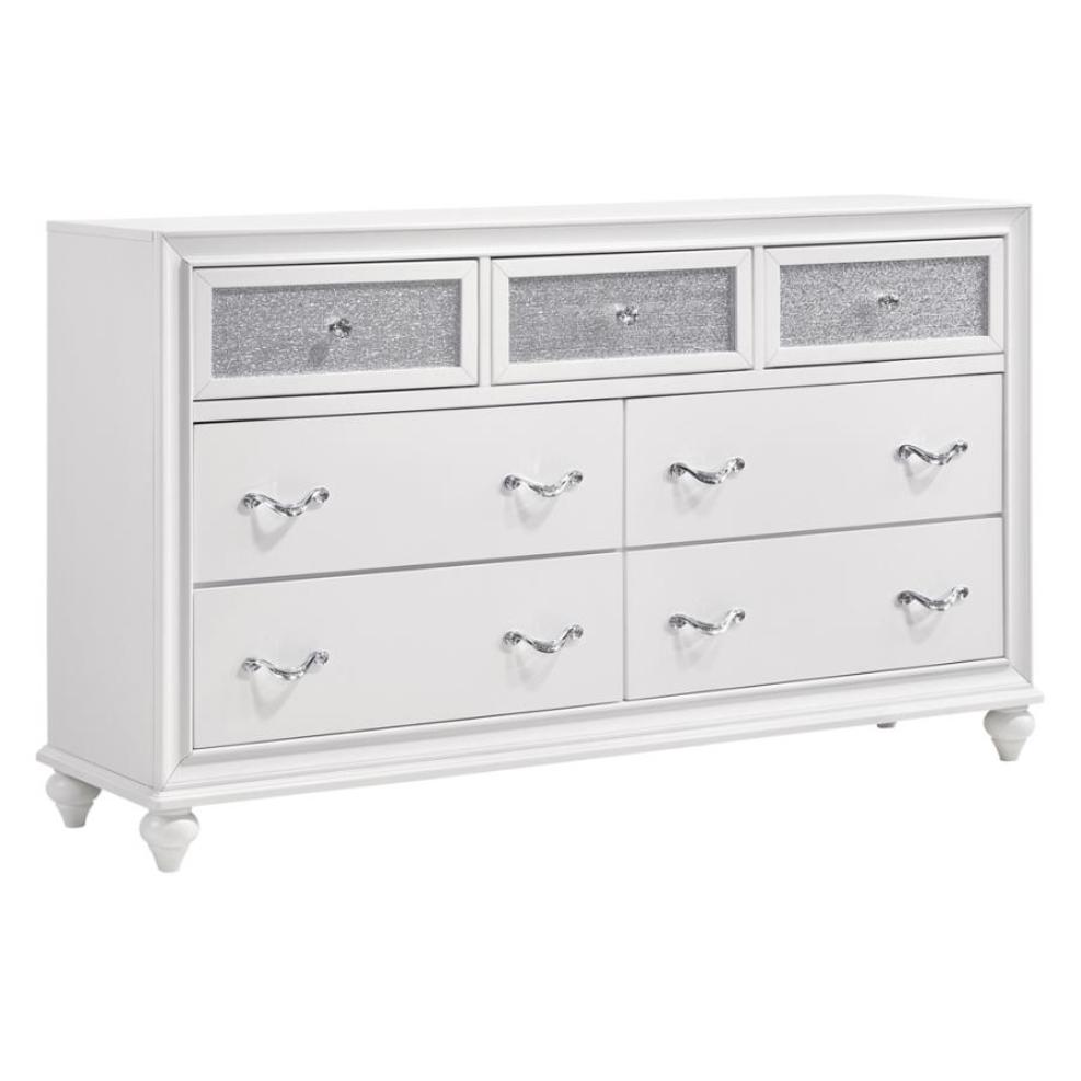 Coaster Furniture Barzini 205893 7-Drawer Dresser - White IMAGE 1